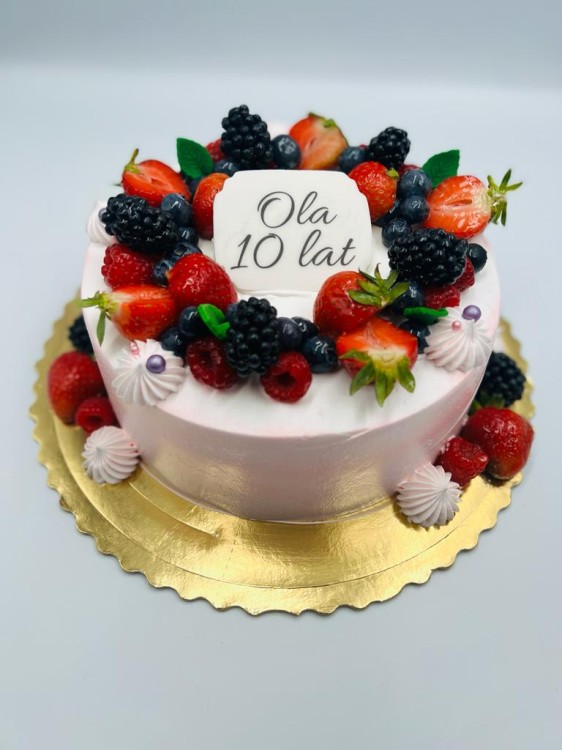Tort z owocami i bezikami TU.017