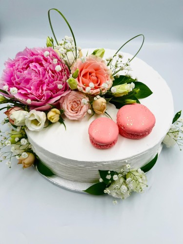 Tort w kwiatach TU.023